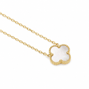 Mother Of Pearl Clover Necklace