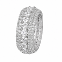 ICED HOOP RING