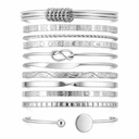12 Gold Stack Bracelet Bundle
