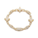 Star iced bracelet