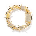 Barbed wire bracelet