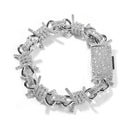 Barbed wire bracelet