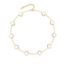 10 Clover Necklace