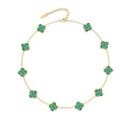 10 Clover Necklace