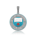FOOTBALL BADGE PENDANTS