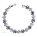 Flower Bracelets Purple