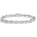 Honeycomb Bracelets Silver