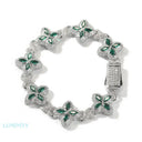 Infinite Clover Bracelets - Green / 7 INCH / 18CM