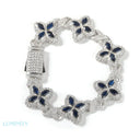 Infinite Clover Bracelets - Navy / 7 INCH / 18CM