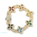 Infinite Clover Chain - Gold Rainbow / 16 INCH / 40CM