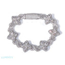 Infinite Clover Chain - Silver / 16 INCH / 40CM