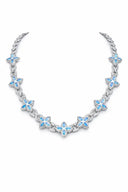 Infinite Clover Chain - Sky blue / 16 INCH / 40CM