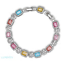 Stone Blossom Bracelets Multicolor