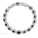 Tear Drop Bracelets Green