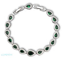 Tear Drop Bracelets Green