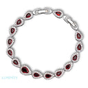 Tear Drop Bracelets Red