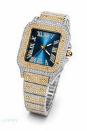 The Sovereign 45MM - Two-Tone Navy Dial - Chains