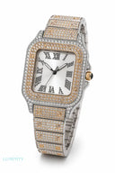 The Sovereign 45MM - Two Tone Silver Dial - Chains