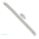 Triple Crystal Bracelets Silver