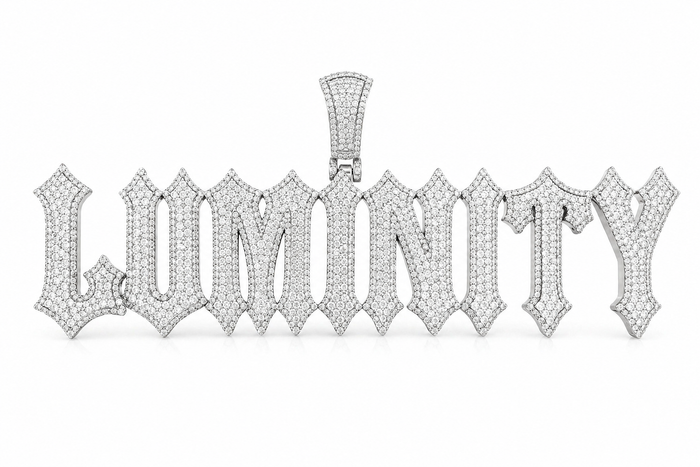 CUSTOM NAME ICED PENDANT