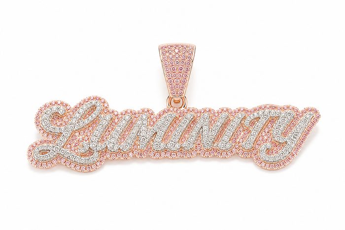 CUSTOM NAME ICED PENDANT