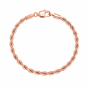 CLEAN ROPE BRACELET - 3MM ROSE GOLD