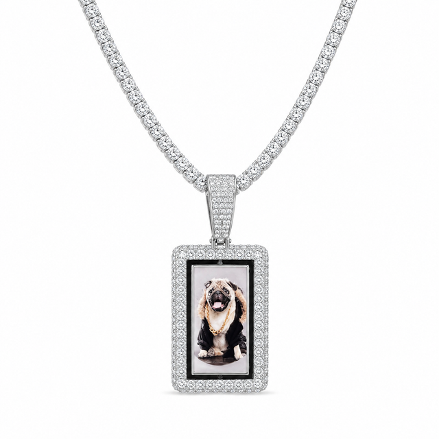 CUSTOM IMAGE ICED PENDANT