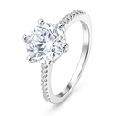 4.5CT Oval Cut Promise Ring