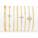 8 Gold Stack Bracelet Bundle