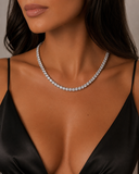 TENNIS CHAIN - 10MM WHITE GOLD