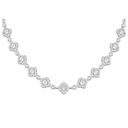 MOISSANITE ICED CLOVERS CHAIN