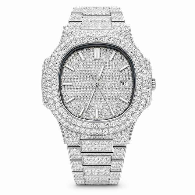 The Monarch Watch 41MM - Moissanite