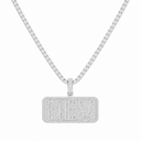 925 MOISSANITE CUSTOM NAME PENDANT