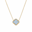 Mother Of Pearl Clover Necklace