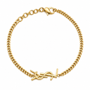 Y Gold Bracelet