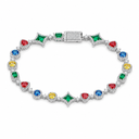 Geometric Diamond Bracelet