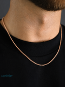 CLEAN ROPE CHAIN - 2MM ROSE GOLD