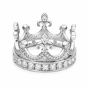 MOISSANITE CROWN RING