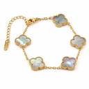 Mother of Pearl Clover Bracelets