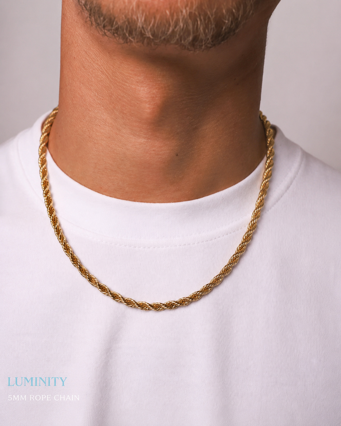 CLEAN ROPE CHAIN - 4MM GOLD