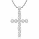 CLUSTERED CROSS PENDANT