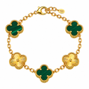 925 Clover Bracelet Two-Tone