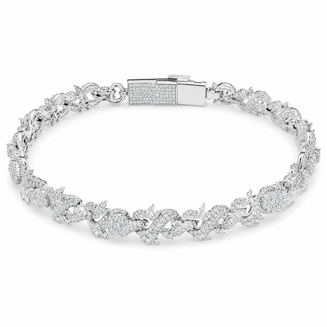 ICED THORN CUBAN BRACELET 15MM