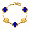 925 Clover Bracelet Two-Tone