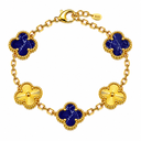925 Clover Bracelet Two-Tone