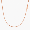 CLEAN ROPE CHAIN - 2MM ROSE GOLD
