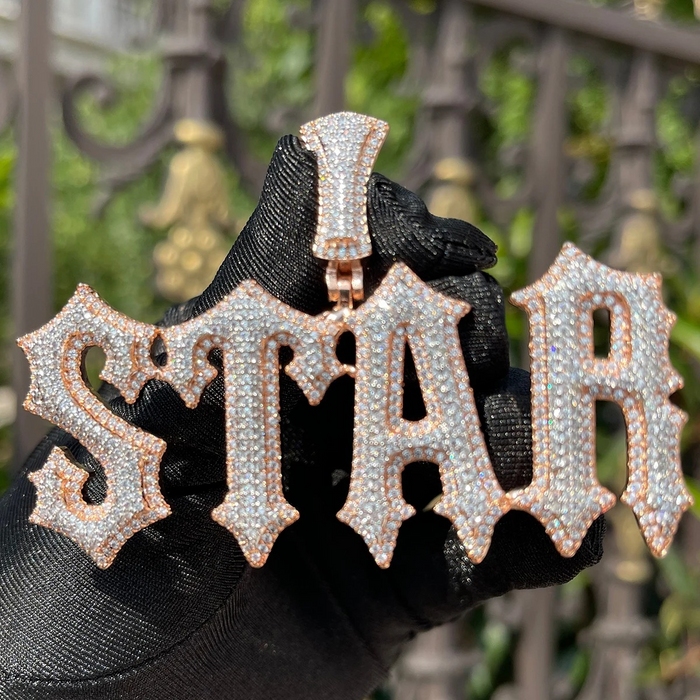 CUSTOM NAME ICED PENDANT