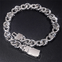 ICED ROSE CUBAN CHAIN 15MM