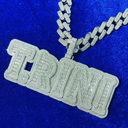 CUSTOM NAME ICED PENDANT