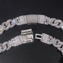 ICED ROSE CUBAN BRACELET 15MM
